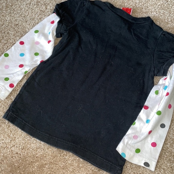 Girls 18 Month long sleeve Holiday Tee - Picture 3 of 3